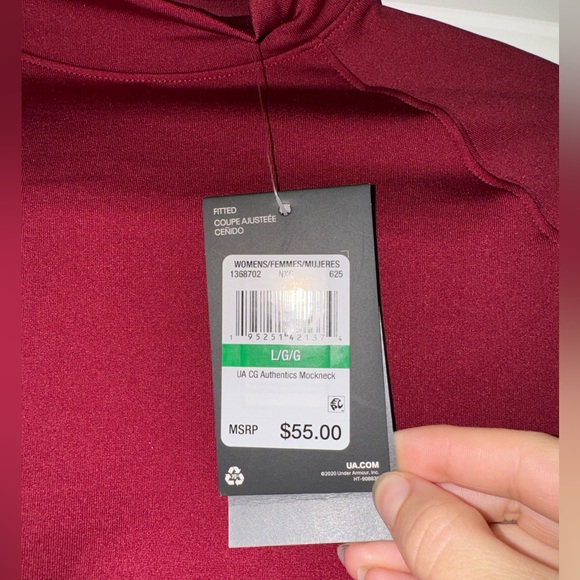 Under Armour Women's ColdGear Authentics Mock Neck Pullover 2.0 - Picture 5 of 5